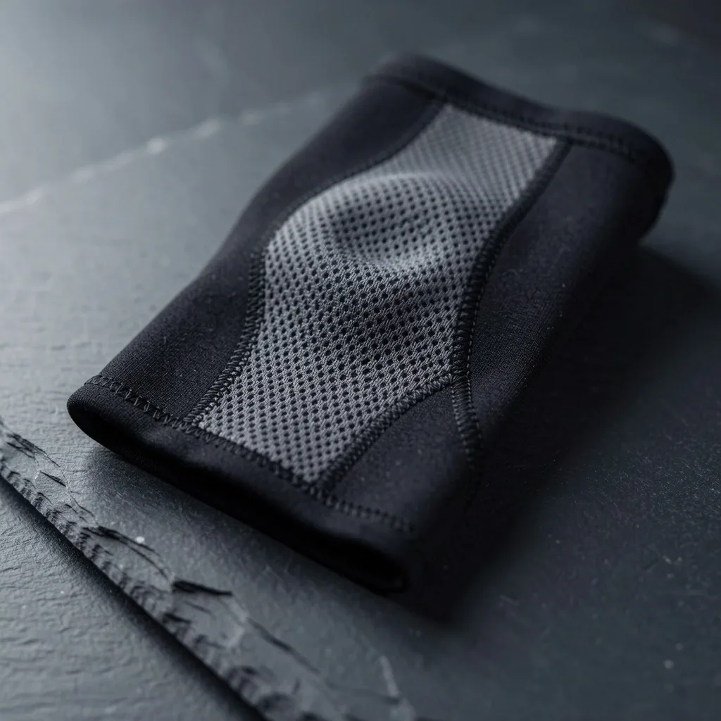 Knee support sleeve detail