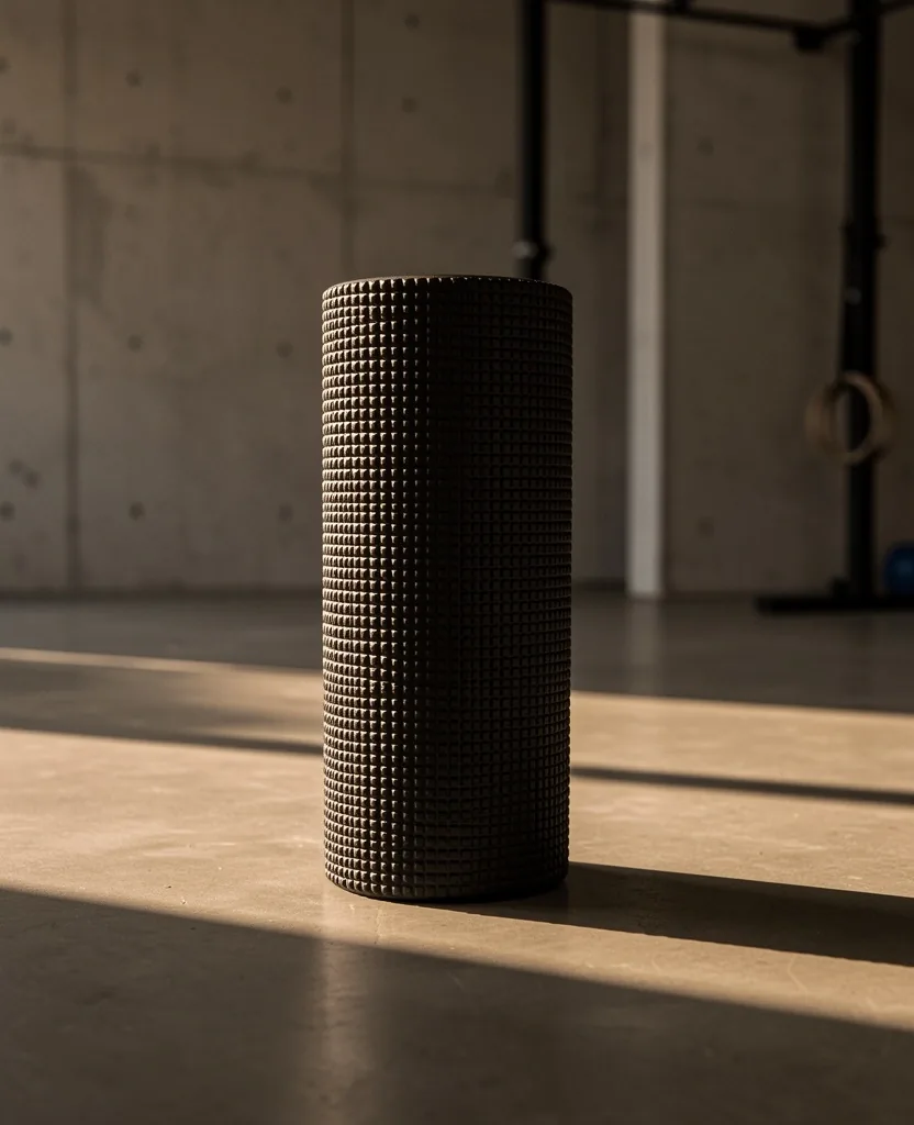 High-density textured foam roller