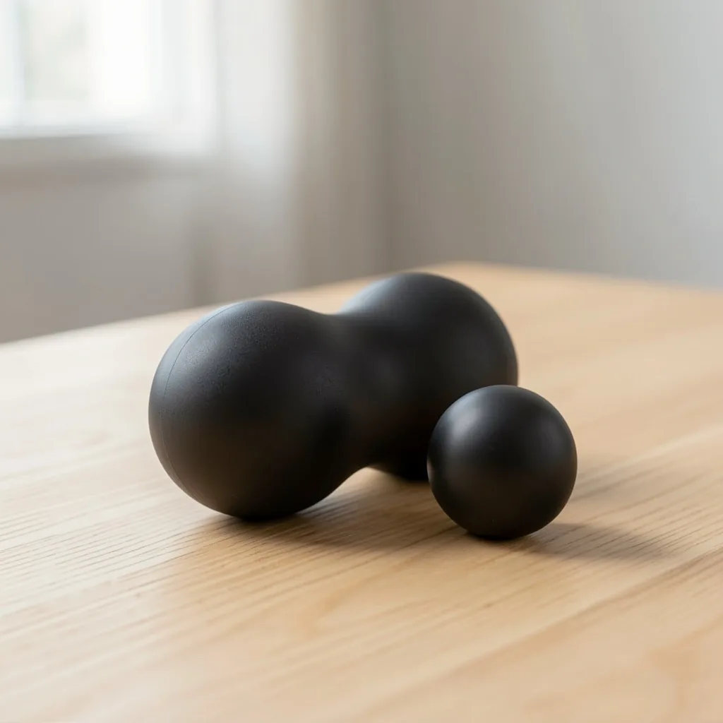 Set of firm massage balls